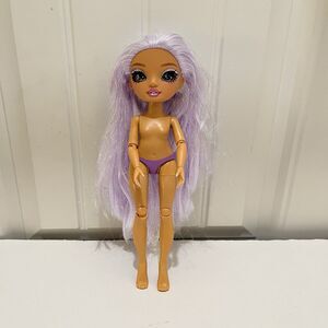 Rainbow High Tiara Song Vision Royal Three K-Pop Nude Articulated Doll Purple